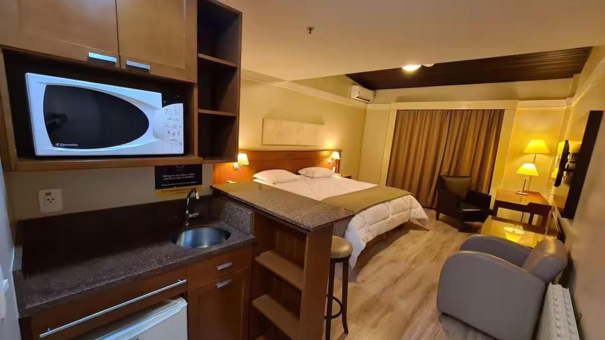 Apartment Apart-Hotel Em Gramado, Padrao 4 Estrelas, No Centro Gramado